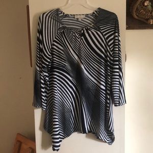 Long silky dress shirt